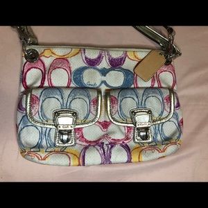 Cute Coach Handbag Colorful Poppy